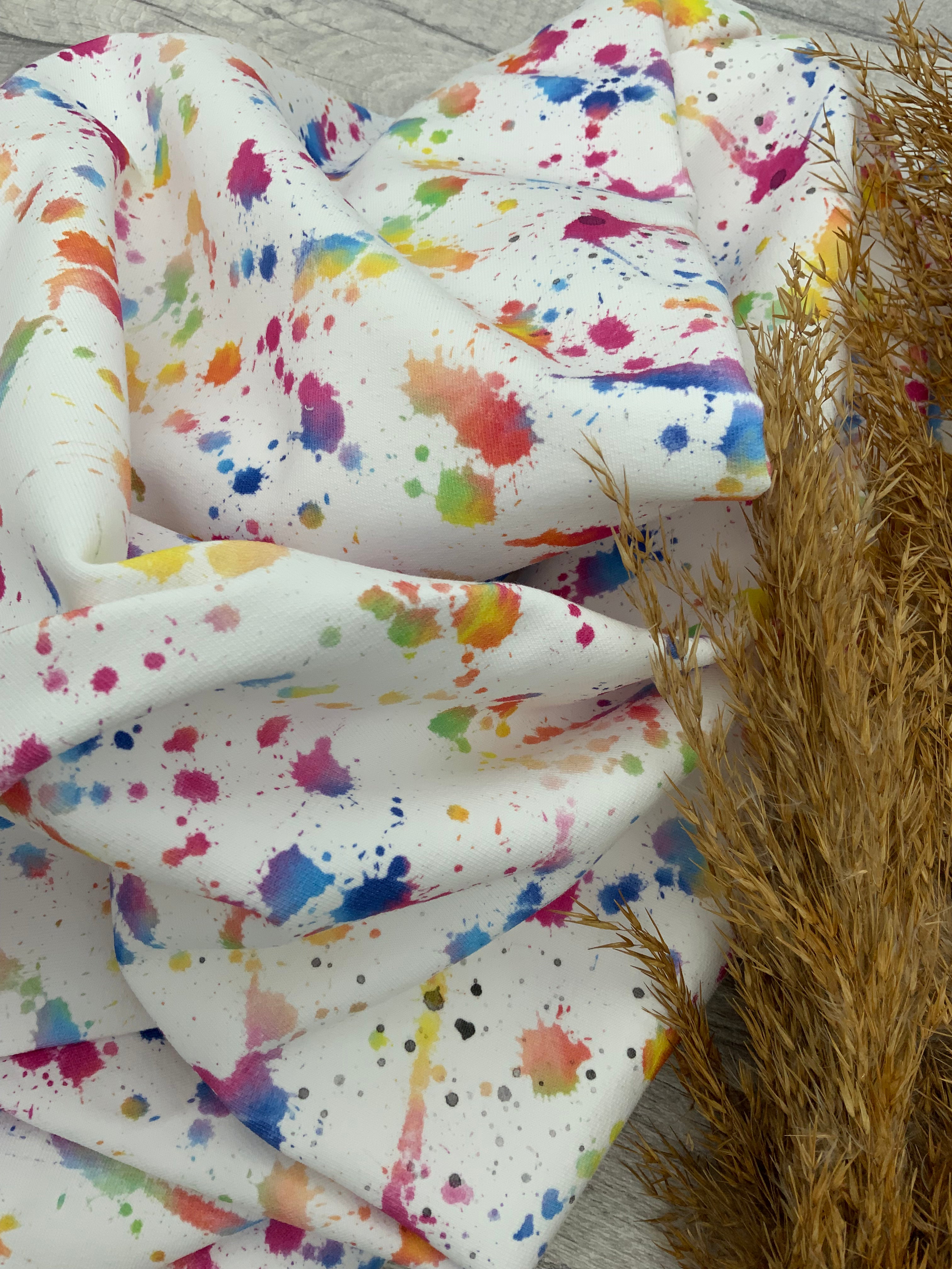 Bunte Flecken Stoff Dauervorbestellung